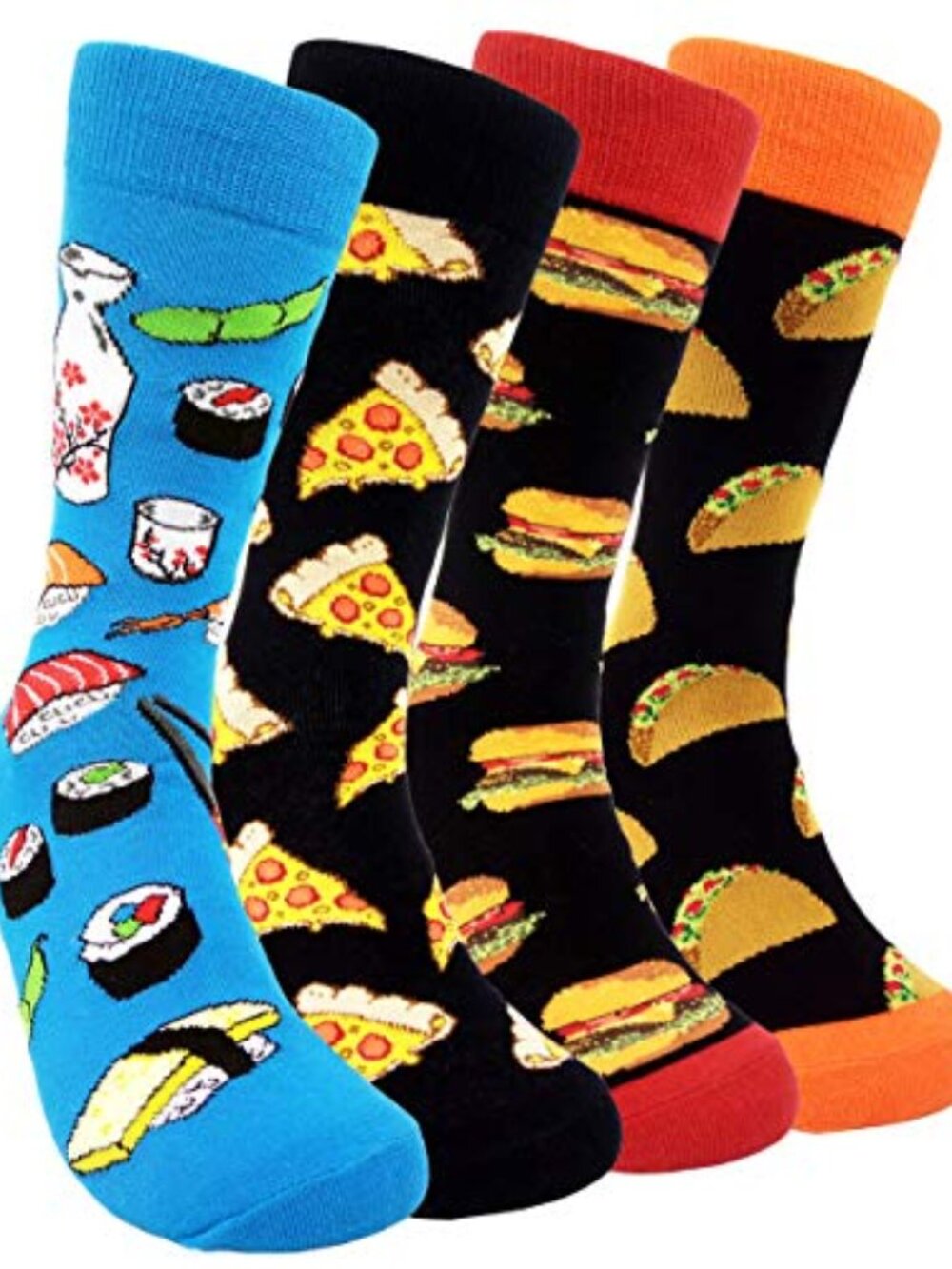 Mens Fun Patterned Dress Socks Funny Novelty Crazy Design Cotton Socks Gift